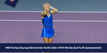 Milli Tenisçi Zeynep Sönmez'den