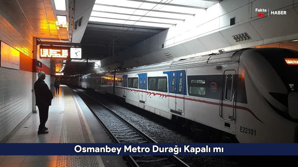 Osmanbey Metro Durağı Kapalı mı