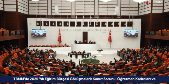 TBMM’de 2025 Yılı Eğitim Bütçesi Görüşmeleri: Konut Sorunu, Öğretmen Kadroları ve Mesleki Eğitim Öne Çıktı