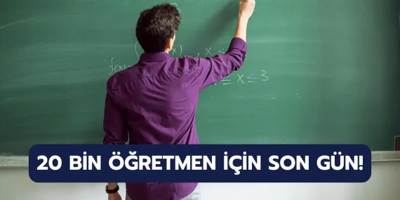 MEB’in 20 Bin Öğretmen Alımı İçin Tercihler Bugün Sona Eriyor