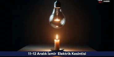 11-12 Aralık İzmir Elektrik Kesintisi