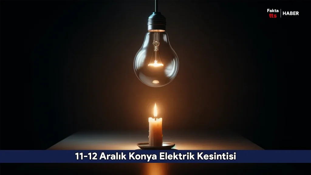 11-12 Aralık Konya Elektrik Kesintisi